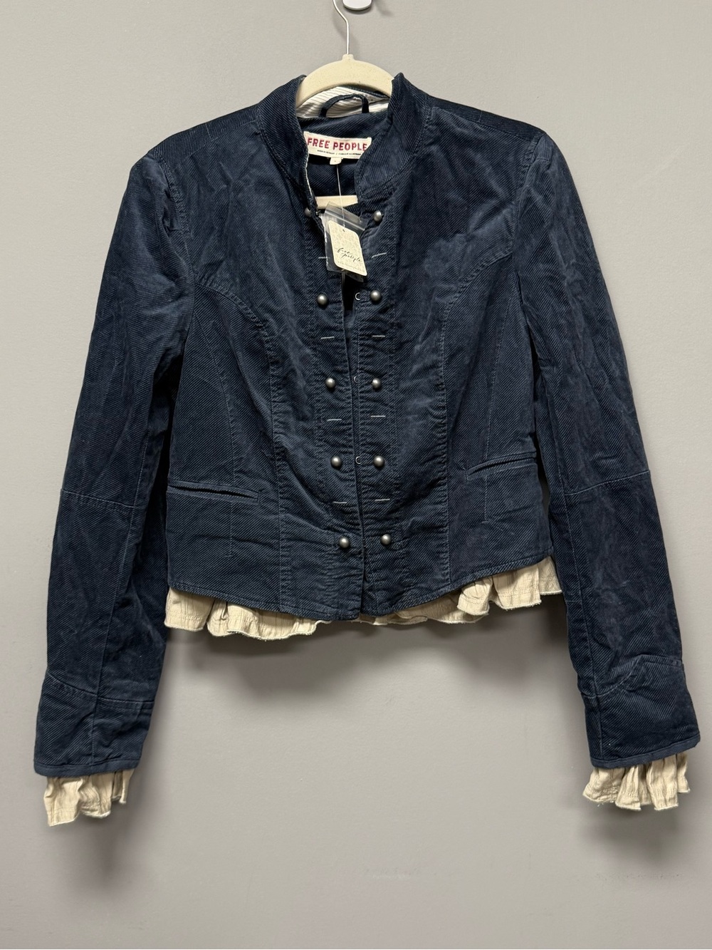 Free People Cloud Nine Ruffle Band Jacket - Picture 4 of 7